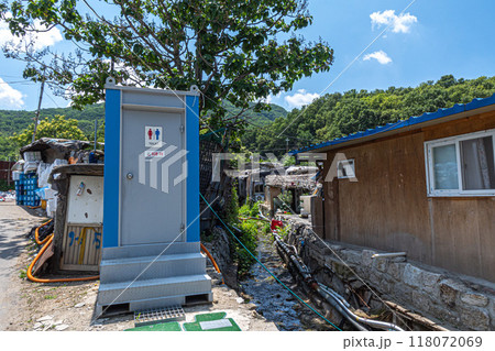 韓国の九龍村 クリョンマウルの風景 118072069