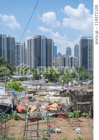 韓国の九龍村 クリョンマウルの風景 118072100