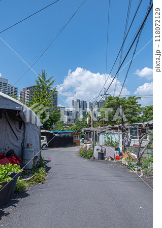 韓国の九龍村 クリョンマウルの風景 118072129