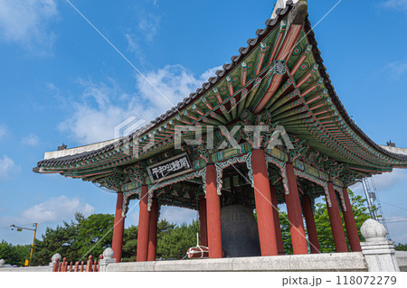 北朝鮮との国境付近　韓国 118072279