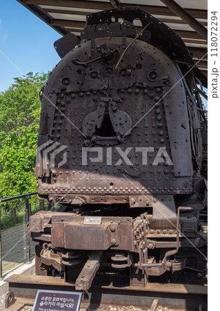 北朝鮮との国境付近　韓国 118072294