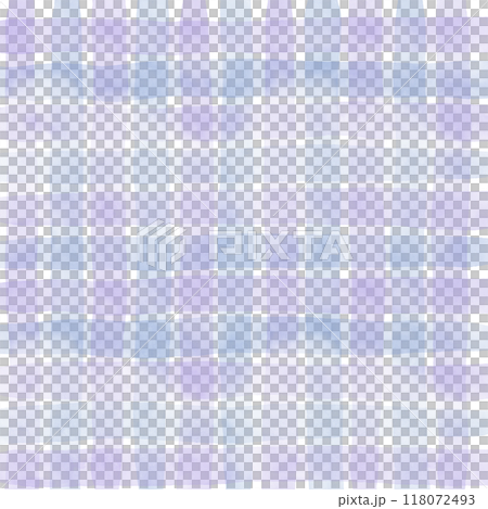 Blue Purple Gingham Check Hand Drawn Background Overlay 118072493