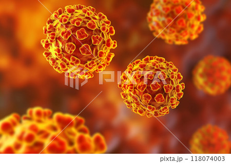 ウイルスのイメージ5 AI生成画像 ウイルスのイメージ5 AI生成画像 118074003