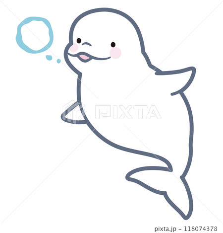 シロイルカ ベルーガ 海洋生物 シロイルカ ベルーガ 海洋生物 118074378