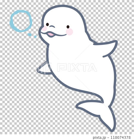 シロイルカ ベルーガ 海洋生物 シロイルカ ベルーガ 海洋生物 118074378