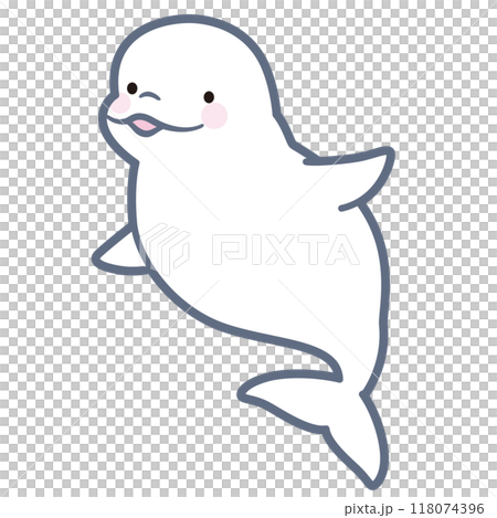 シロイルカ ベルーガ 海洋生物 シロイルカ ベルーガ 海洋生物 118074396