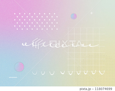 ノイズグラデーションの背景 カラフル フレーム バナー カード ノイズグラデーションの背景 カラフル フレーム バナー カード 118074699