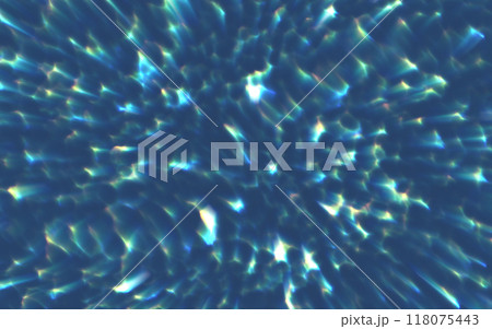 3d water surface abstract background. blue wave texture, 3d illustration render 118075443