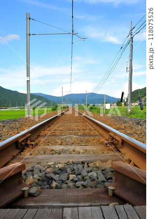 線路 レール 線路 レール 118075526