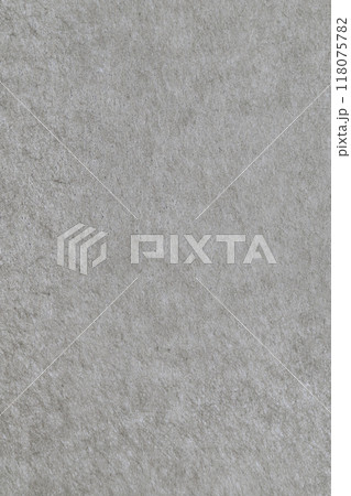 和紙によるザラザラ背景素材（グレー） 118075782