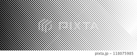 Slant line halftone gradation texture. Fading...のイラスト素材 [118075985] - PIXTA