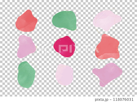 春の水彩風フレーム(9種類) 春の水彩風フレーム(9種類) 118076031