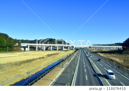 JR東日本　成田線の我孫子支線車窓風景(2022年冬) 118076410