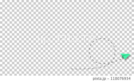 上升的紙飛機的插圖 上升的紙飛機的插圖 118076934