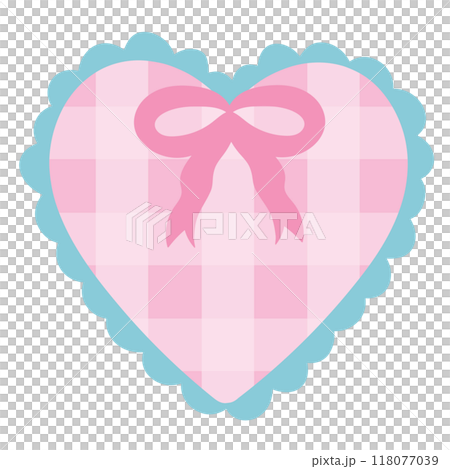 Illustration of pastel pink heart with ribbon for Valentine card, love sign, symbol, sticker, cute patches, brooch, shirt print, plush toy, logo, icon, fashion, accessory, fabric print, pillow, badge Illustration of pastel pink heart with ribbon for Valentine card, love sign, symbol, sticker, cute patches, brooch, shirt print, plush toy, logo, icon, fashion, accessory, fabric print, pillow, badge 118077039