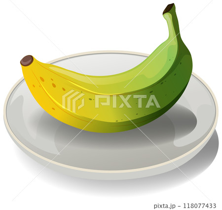 Banana on a Plate 118077433