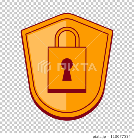 セキュリティ　盾のイラスト 118077554