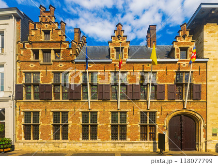 House of Peter Paul Rubens, the world famous Baroque painter from the 16th and 17th centuries, in Antwerp, Belgium 118077799