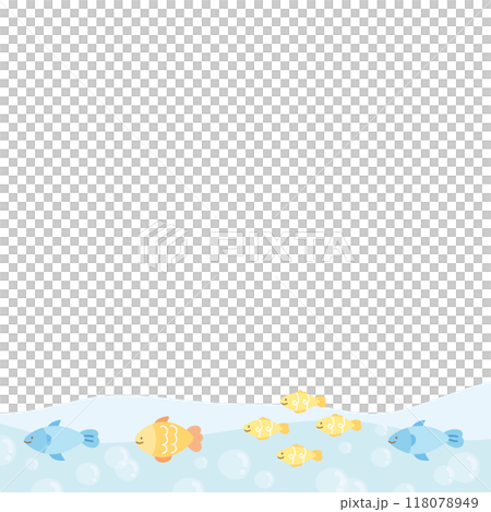 Under the sea square frame with pastel fish for background, wallpaper, backdrop, ad template, photo frame, banner, social media, poster, souvenir shop, aquarium, marine lives, ocean view, card print Under the sea square frame with pastel fish for background, wallpaper, backdrop, ad template, photo frame, banner, social media, poster, souvenir shop, aquarium, marine lives, ocean view, card print 118078949
