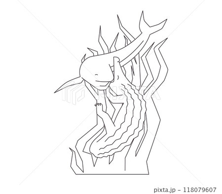 Surabaya city town icon symbol Suro and Boyo shark and crocodile sign East Java Indonesia tourism destination design landmark 118079607