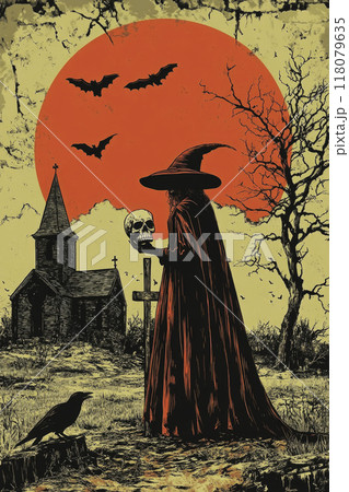 Halloween mystery concept, Generative AI 118079635