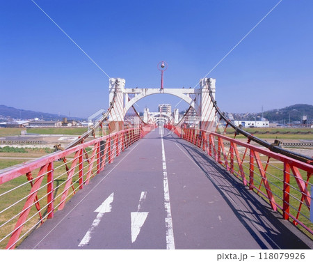 大坂夏の陣、道明寺合戦の古戦場である石川河川公園にかかる「玉手橋」/文化庁登録有形文化財 118079926