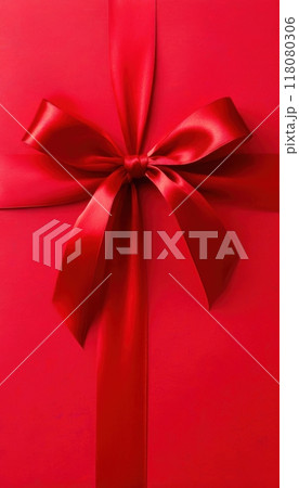 Close-up of red and white gift boxes with bows, perfect for holiday and Christmas celebrations. Close-up of red and white gift boxes with bows, perfect for holiday and Christmas celebrations. 118080306