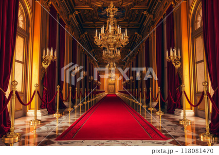 豪華な宮殿の廊下 豪華な宮殿の廊下 118081470
