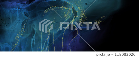 Elegant banner template design with color paint. Elegant banner template design with color paint. 118082020