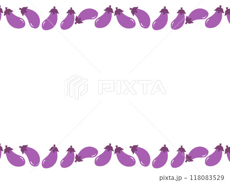 ナスのフレームのイラスト素材 [118083529] - PIXTA