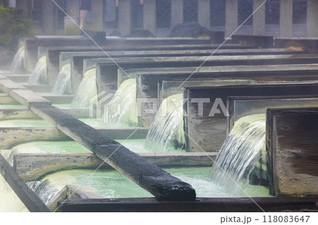 草津温泉湯畑 118083647