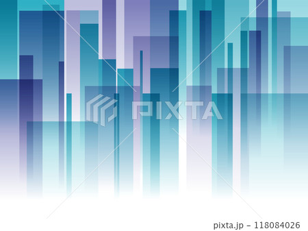 幾何学 グラフィック 背景素材 青 118084026