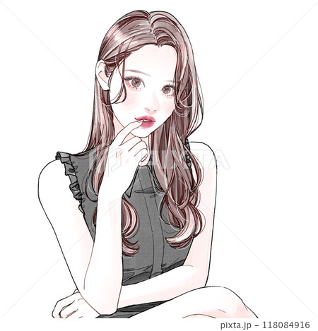 セクシーな雰囲気の女性 118084916