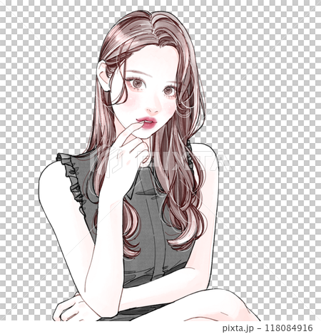 A woman with a sexy vibe 118084916