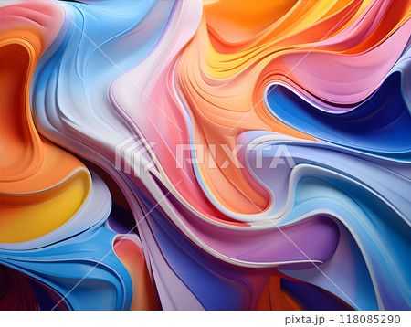 background abstract design, flowing mixing liquid color waves in liquid, liquid flowing flow background abstract design, flowing mixing liquid color waves in liquid, liquid flowing flow 118085290