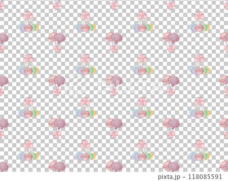 Seamless patterns lollipops hand drawn on transparent background. Seamless patterns lollipops hand drawn on transparent background. 118085591