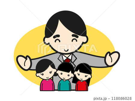扶養家族と会社員 118086028