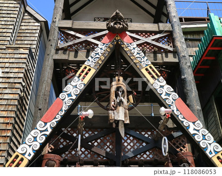 阿寒湖アイヌコタン集落の木彫りの集落 阿寒湖アイヌコタン集落の木彫りの集落 118086053