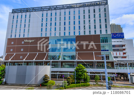 千葉県 船橋市 船橋駅前の都市風景(JR東日本ホテルメッツ 船橋) 千葉県 船橋市 船橋駅前の都市風景(JR東日本ホテルメッツ 船橋) 118086701