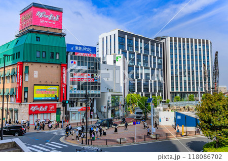 千葉県　船橋市　船橋駅前の都市風景（グラノード船橋） 118086702