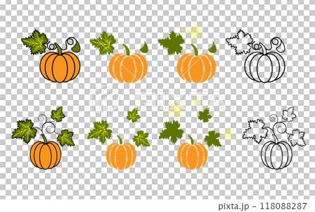 Pumpkin, drawing lesson 118088287