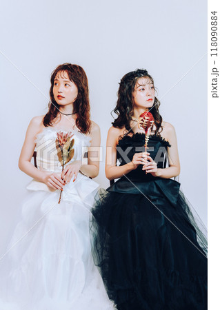 同性でのウェディングの前撮り 118090884