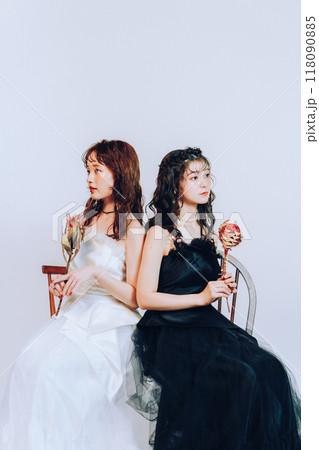 同性でのウェディングの前撮り 118090885