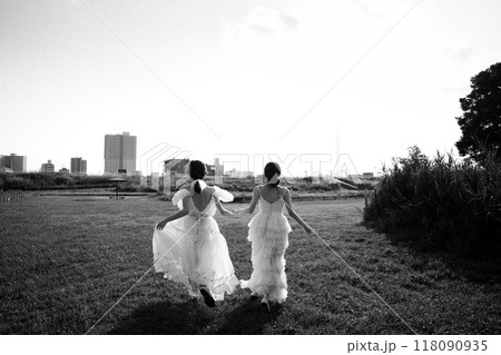同性カップルのウェディング撮影 118090935