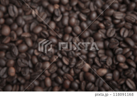image of blur coffee bean background image of blur coffee bean background 118091168