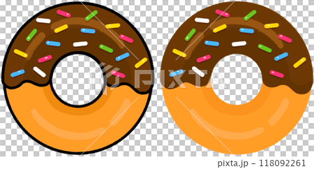 Chocolate donut Chocolate donut 118092261
