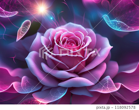 the image of a beautiful purple rose in soft light the image of a beautiful purple rose in soft light 118092578