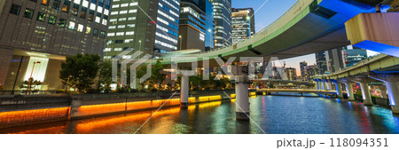 中之島付近の夜景 118094351