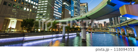 中之島付近の夜景 118094353