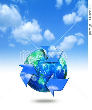 地球の資源循環・リサイクル・エコ 地球の資源循環・リサイクル・エコ 118094600